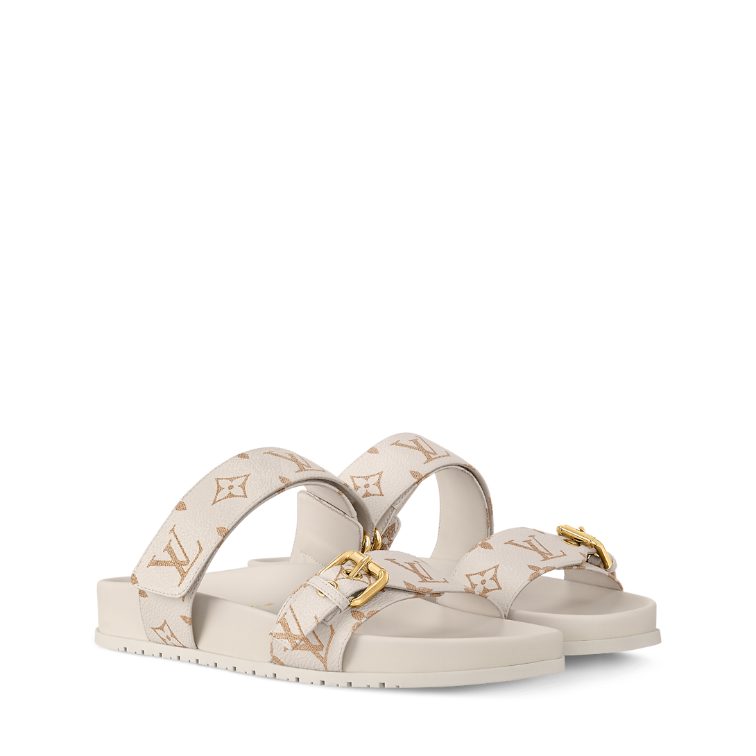 lv sandal mule bomdia cream calfskin